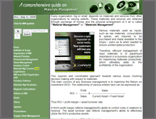 Tablet Screenshot of materialsmanagement.info